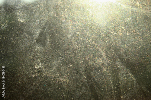 dusty glass texture with sunlight on the window glass