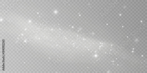 Icy Storm Wind and Snow Splash Illustration PNG.