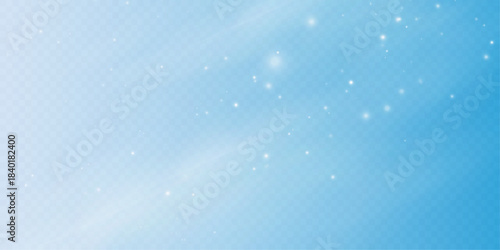 Cold Winter Swirl Mist and Snow Texture PNG.