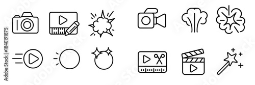 Essential elements for film production, photography, post-production, and visual effects