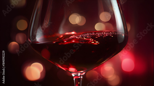 octet. Elegant goblet glass with red wine against dark sophisticated background. bar promotions, beverage menus, designed for product packaging and bar promotions, used by it administrators.