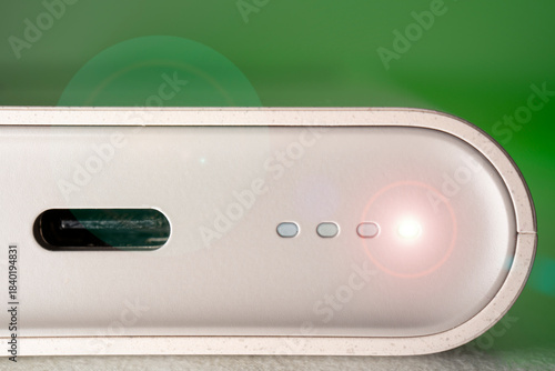 Power bank with illuminated full-charge indicator