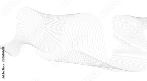 Abstract black wavy lines background with copy space. Colorful layers strokes waves line design vector curved texture wallpaper.