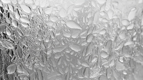 Transparent frosted glass ice texture.