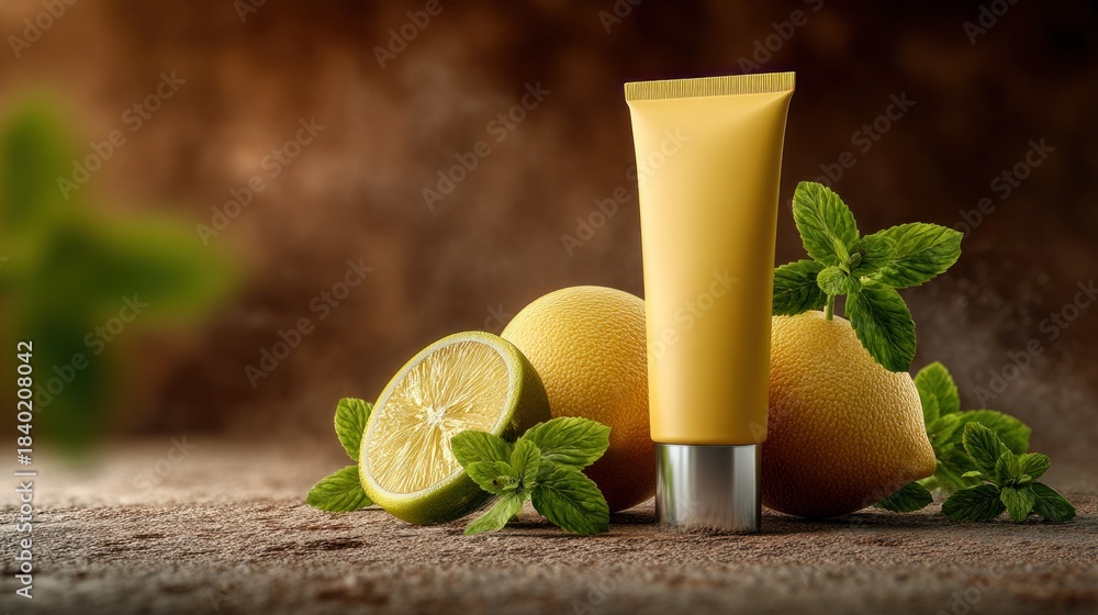 Fototapeta premium Citrus beauty cream
