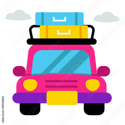 Premium download icon of road journey 