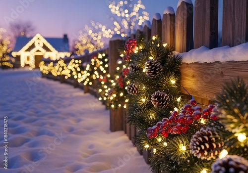 christmas tree and decorations