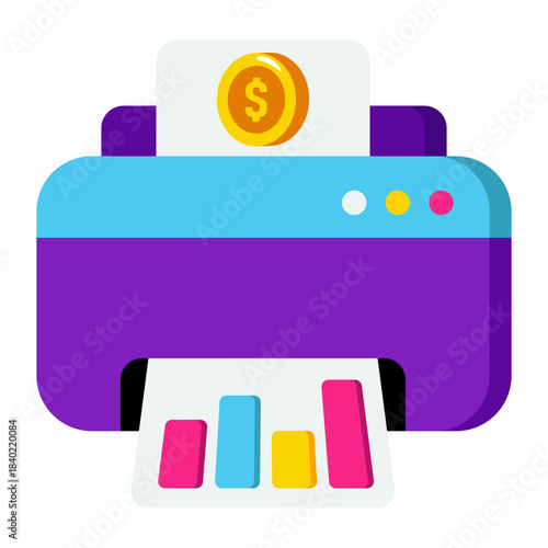 A perfect design icon of printer 