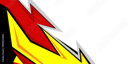 template corporate concept yellow black grey and white contrast background.