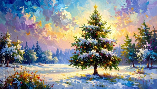 クリスマスの背景素材(クリスマスツリー)
X'mas wallpaper / Christmas tree