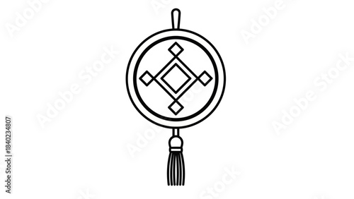 Silhouette of a woman holding a red ribbon, symbolizing AIDS awareness and support for those affected by HIV.