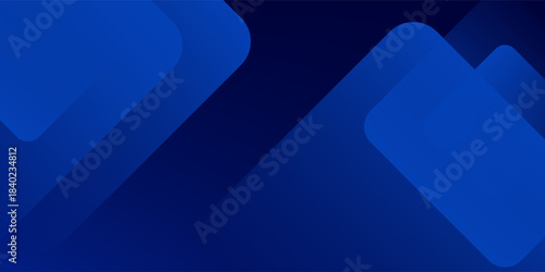 Abstract dark blue geometric background. Dynamic shapes composition. Cool background design for posters. Vector illustration