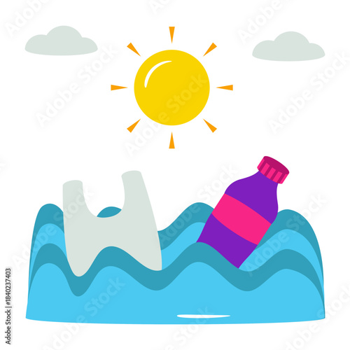 Perfect design icon of water pollution