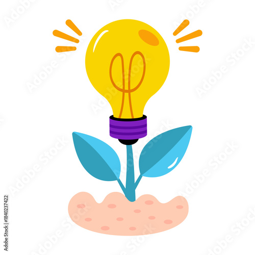 Creative design icon of eco idea