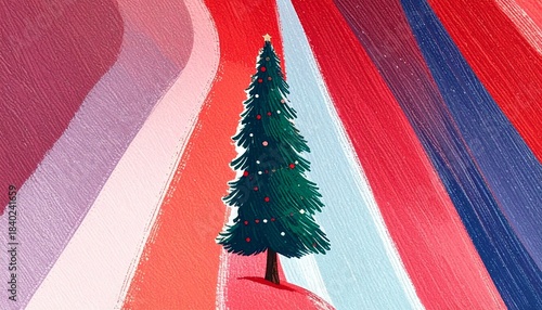 クリスマスの背景素材(クリスマスツリー) X'mas wallpaper / Christmas tree
