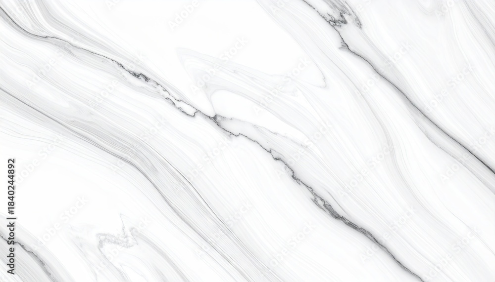 Obraz premium Elegant White Marble Texture With Subtle Gray Veining Abstract Natural Stone Surface Detailed Close Up