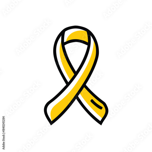 Endometrial Cancer Ribbon Icon