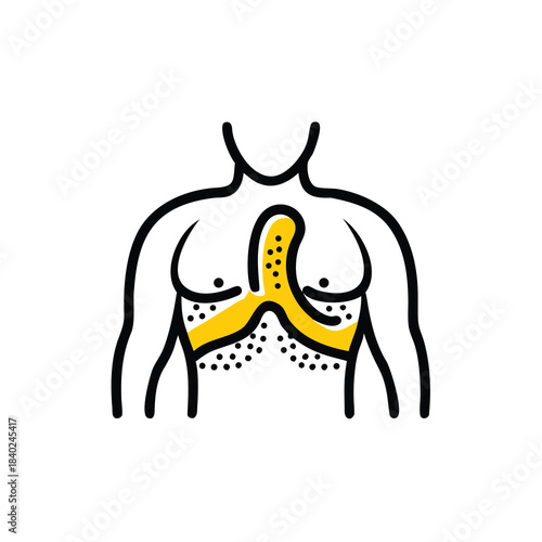 Esophageal Cancer Awareness Icon