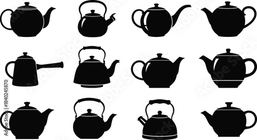 Archer Silhouettes Collection, Male and Female Figures with Bows, Archery Sport Vector Set, Aiming, Shooting, Competition, Tournament, Target Practice