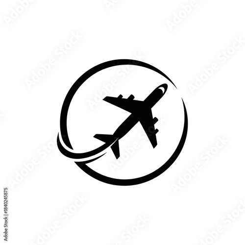 airplane icon vector illustration