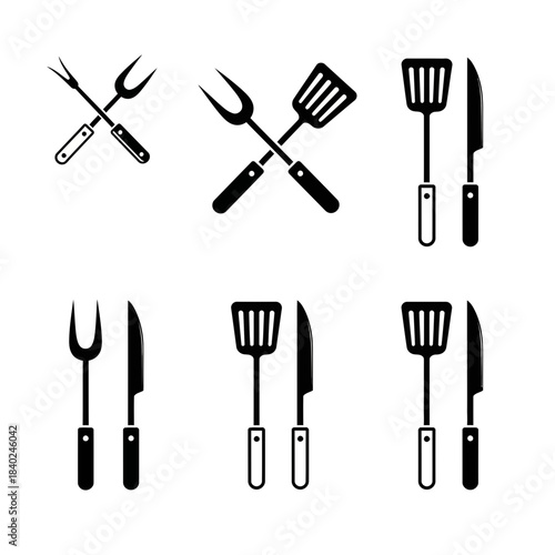 set of kitchen utensils