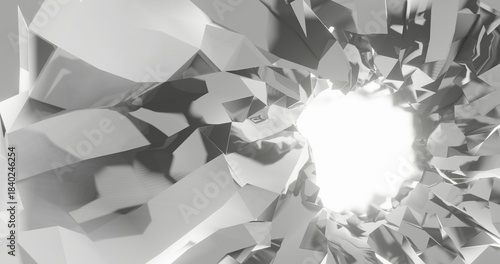 Abstract gray background geometric pattern of design 3d render