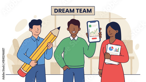 Dream Team Collaborates on Business Strategy and Creative Solutions