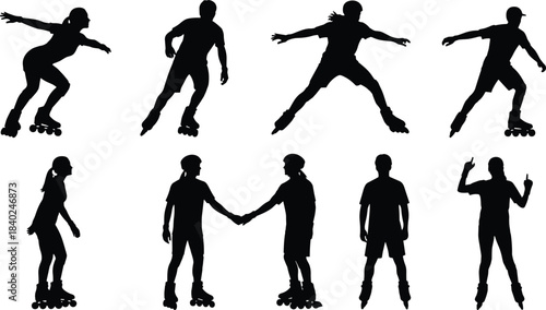 Detailed Scorpion Silhouettes Set, Dangerous Insect and Arachnid Black Vector Icons, Wildlife, Desert Animal, Venom, Zodiac Symbol, Graphic Art