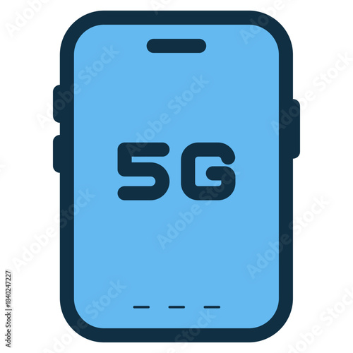 5G smartphone internet cellular icon