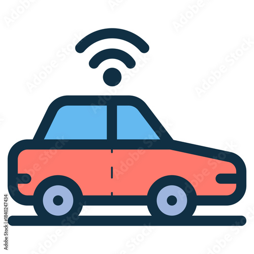 self driving car icon