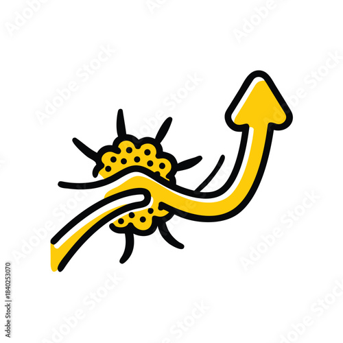 Tumor Growth Medical Icon