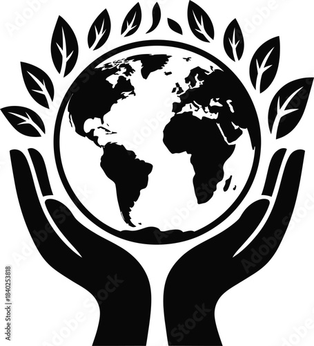 Global Ecology Hands Earth Care