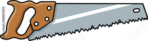 vector illustration of a knife
