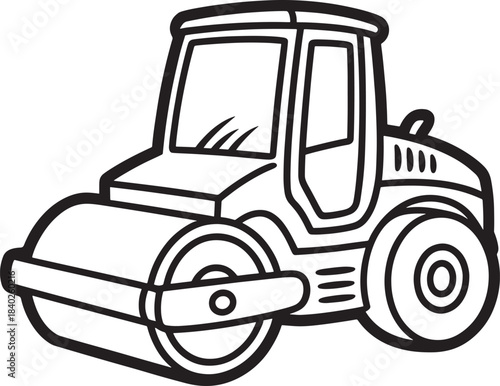 road roller machine for construction and paving projects