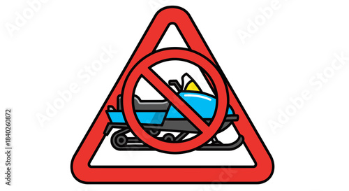 Prohibition Of Snowmobile Use: A Clear Warning Sign For Safety Regulations