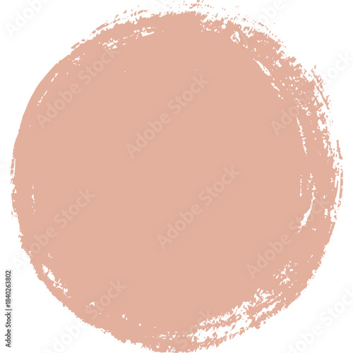 Textured dry brush circle, ...