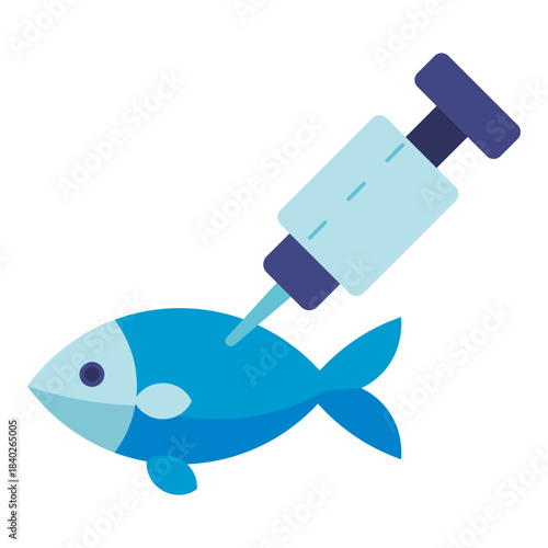 genetic modification flat icon