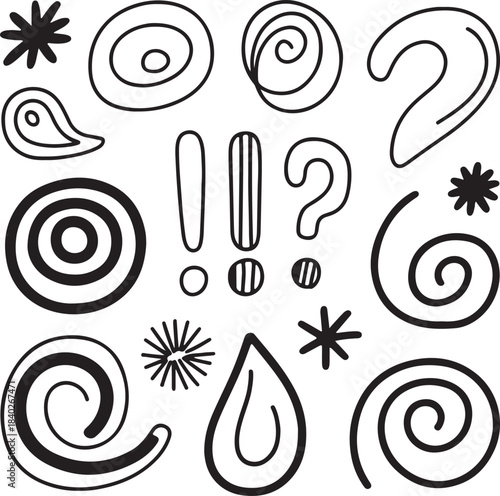 Abstract Shapes and Symbols Collection