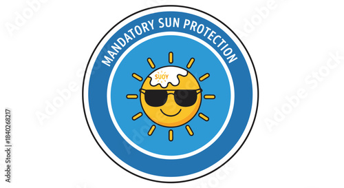 Mandatory Sun Protection Symbol: A Radiant Reminder for Safeguarding Against Sun's Rays