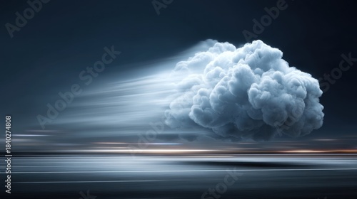 Wallpaper Mural Moving cloud Torontodigital.ca