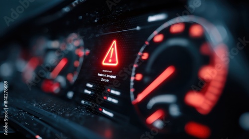 Wallpaper Mural Car dashboard warning Torontodigital.ca