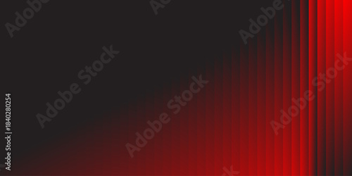 Abstract deep grey to red gradient with vertical stripe design