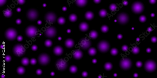 Ethereal Purple Orbs in a Tranquil Cosmic Void