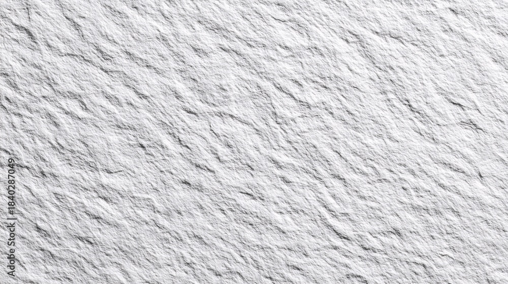 Fototapeta premium White textured plaster wall with rough uneven surface and shadows