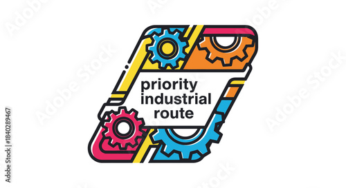 Industrial Route Priority Conveying Efficient Process in Streamlined Technological Approach