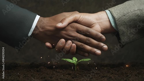 Business Partnership and Growth Concept.