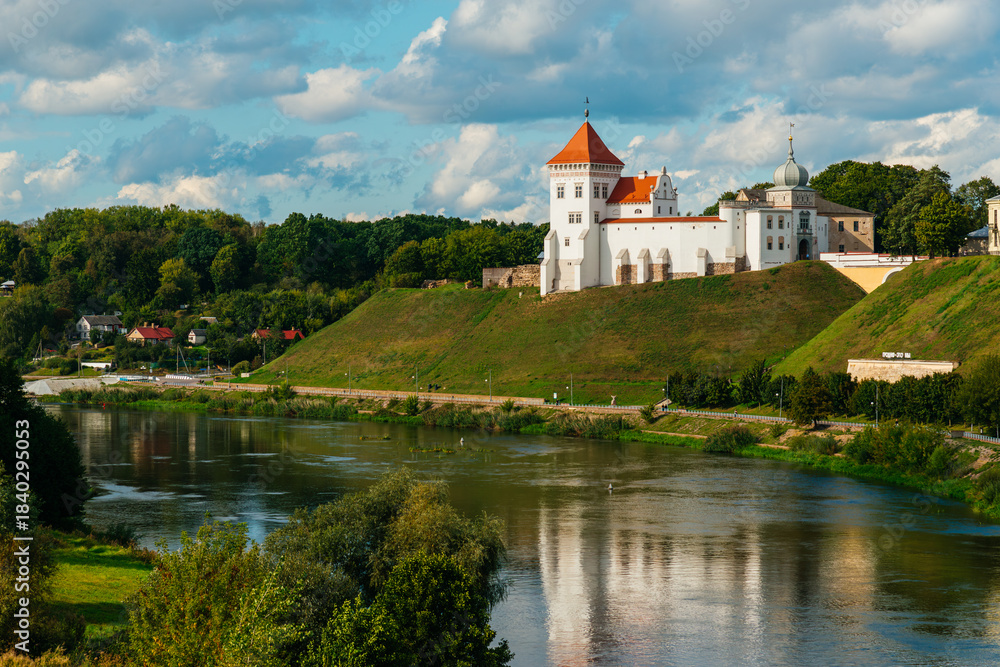 Fototapeta premium The Old Castle Museum, attraction in Grodno in Belarus