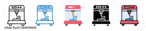 3D Printing multiple style icons set design vector illustration. 