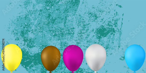 Birthday background. Birthday celebration with copy space. Birthday greeting card. eps 10