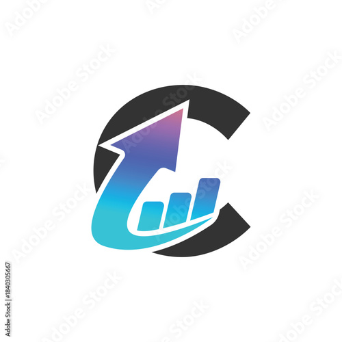 Letter C logo, C logo, Business logo, modern, minimal logo, design, colourful, icon, shape, symbol, brand, business identity, elegant, luxury, logotype, branding, custom, abstract